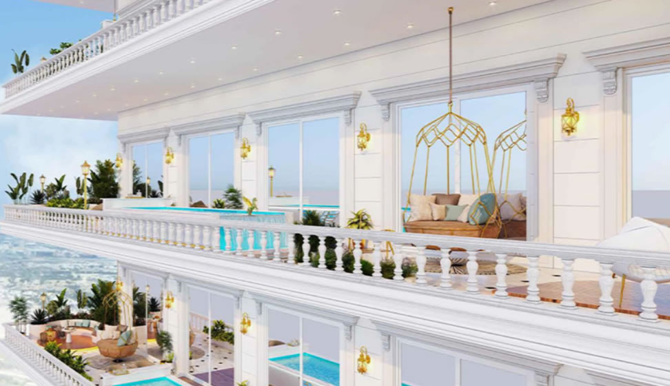 photo of balcony with a view