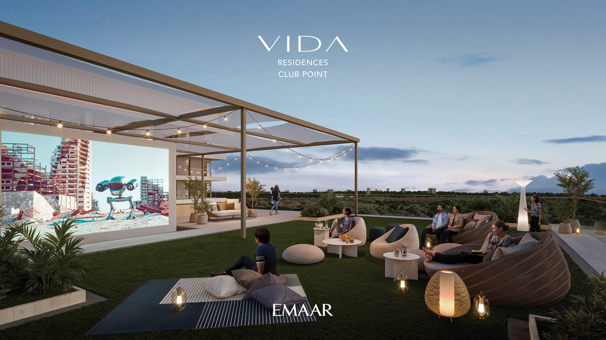 Photo of a Rooftop Cinema in Vida Residencces Club Point