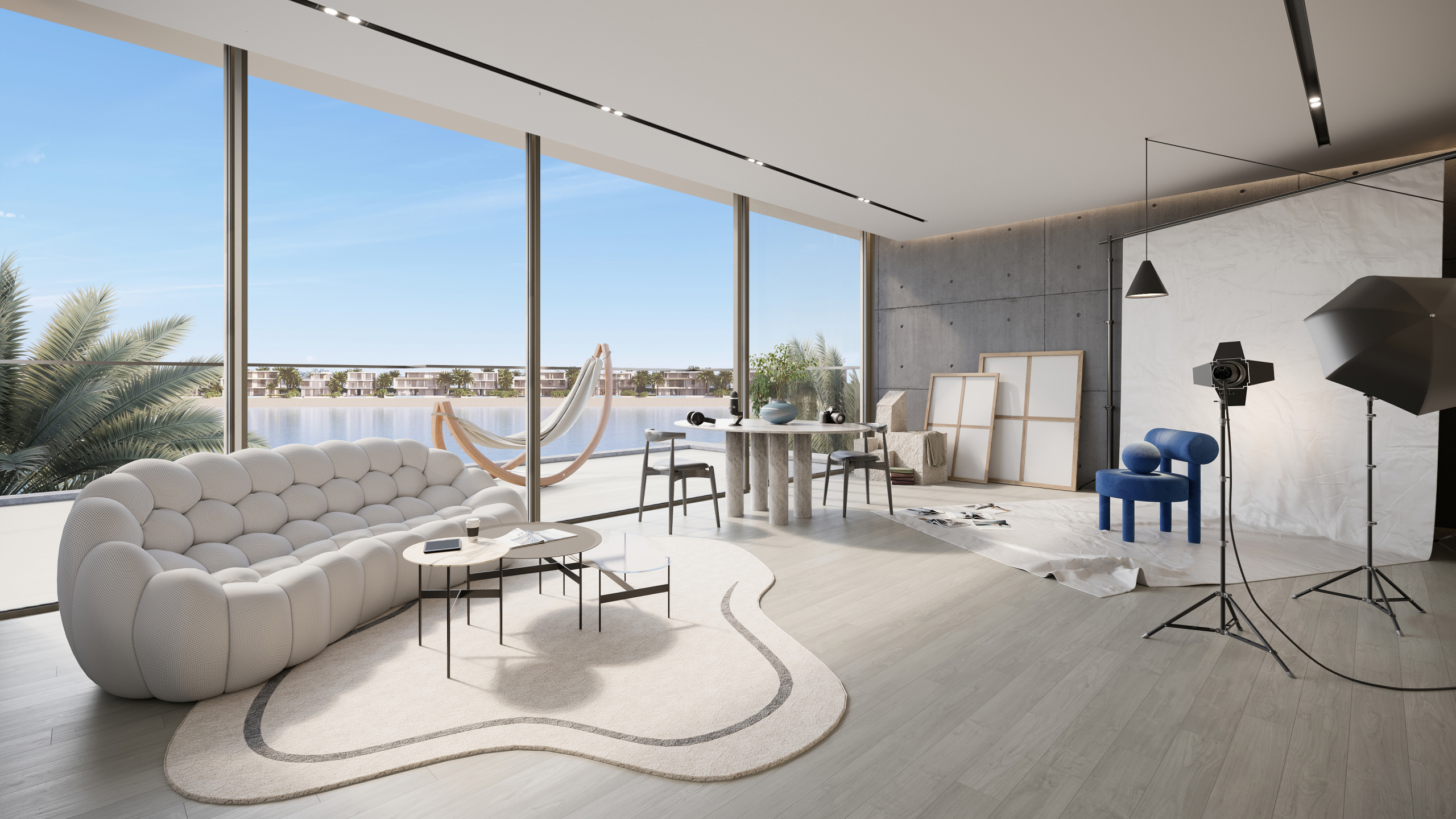 PALM JEBEL ALI BEACHFRONT CYAN SKY