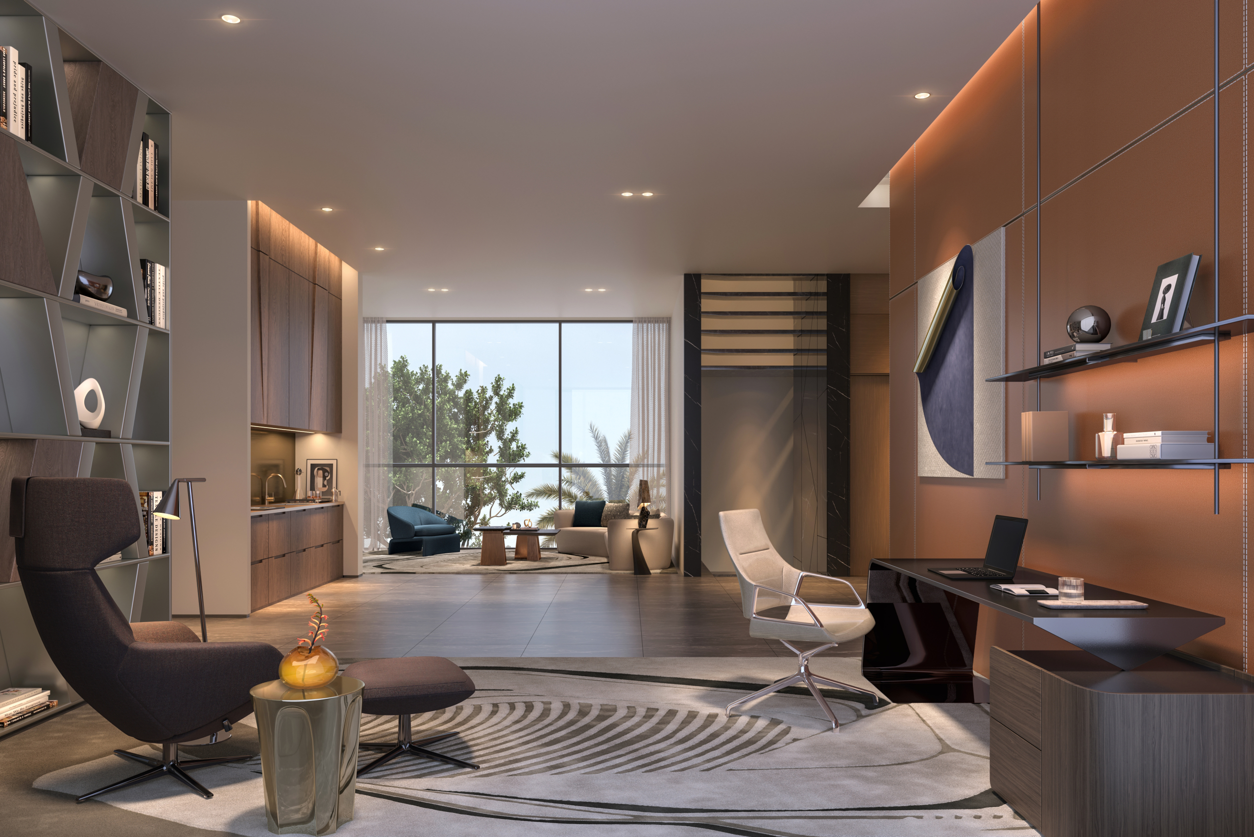 08-BV-M Rendering – Interior Study and Family Area_ updated