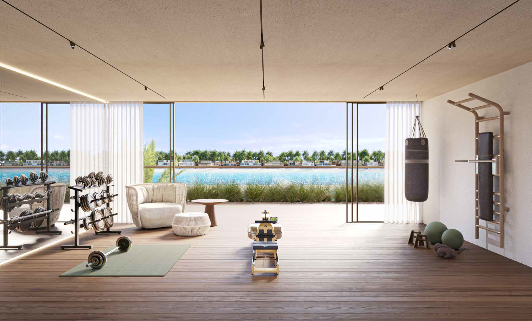 PALM JEBEL ALI CORAL COLLECTION PORCELAIN ROSES