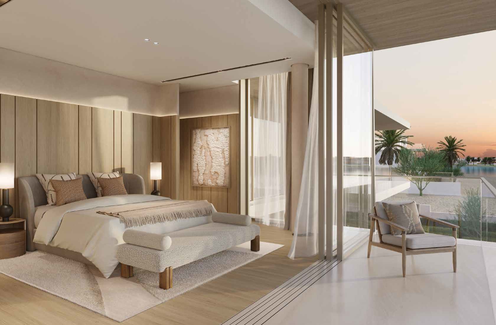 PALM JEBEL ALI CORAL COLLECTION REDWOOD