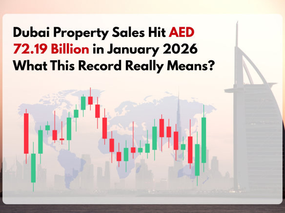 Dubai Property Sales Hit AED 72.19 Billion in January 2026 What This Record Really Means?