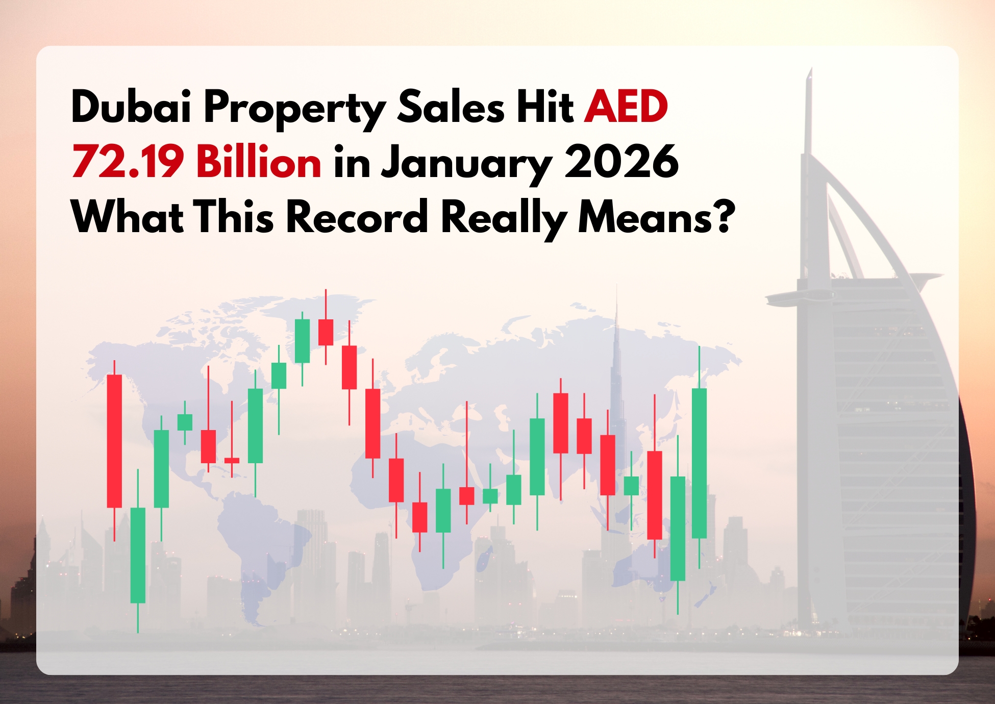 Dubai Property Sales Hit AED 72.19 Billion in January 2026 What This Record Really Means?
