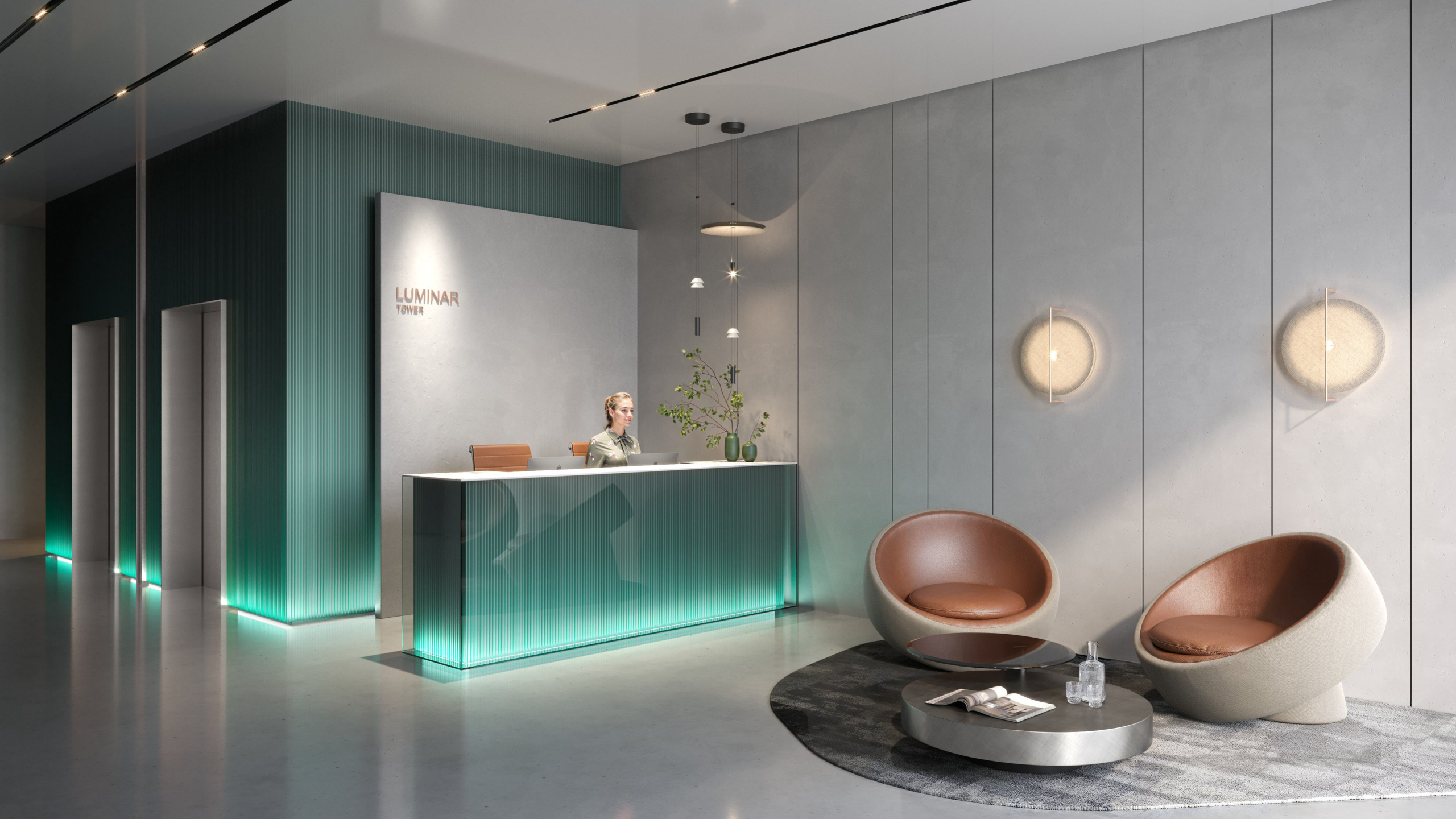 LUM1NAR BY OBJECT 1 LOBBY AREA